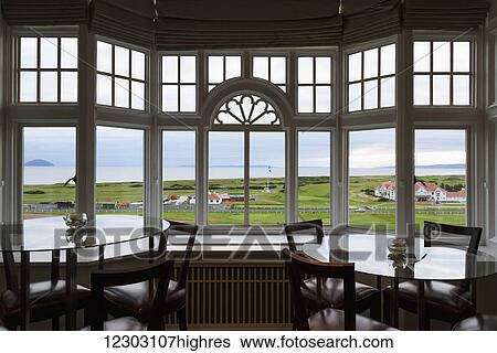 View of Trump Turnberry golf resort from the dining room of Turnberry Hotel; Turnberry, Scotland View Large Photo Image Stock Photograph - View of Trump Turnberry golf resort from the dining room of Turnberry Hotel; Turnberry, Scotland. Fotosearch