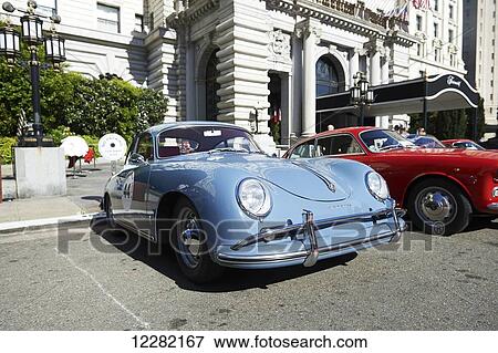 Vintage Porsche in front of Fairmount Hotel, Nob Hill; San Francisco, California, United States of America View Large Photo Image Stock Photo - Vintage Porsche in front of Fairmount Hotel, Nob Hill; San Francisco, California, United States of America. Fotosearch