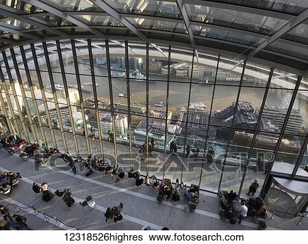 Stock Photograph - Walkie-Talkie Sky Garden; London, England. Fotosearch