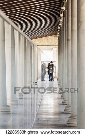 Walkway with columns, Ancient Agora Museum; Athens, Greece View Large Photo Image Stock Photograph - Walkway with columns, Ancient Agora Museum; Athens, Greece. Fotosearch