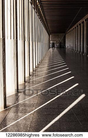 Walkway with columns, Ancient Agora Museum; Athens, Greece View Large Photo Image Stock Photograph - Walkway with columns, Ancient Agora Museum; Athens, Greece. Fotosearch