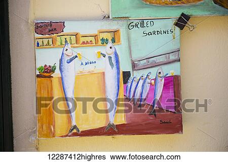 Whimsical paintings displayed; Lisbon, Portugal View Large Photo Image Stock Photograph - Whimsical paintings displayed; Lisbon, Portugal. Fotosearch