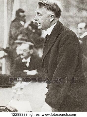 Stock Photograph - William Thomas W. T. Cosgrave, 1880 1965. Irish politician, first prime minister of the Irish Free State from 1922 to 1932. From The Story of 25 Eventful Years in Pictures, published 1935.. Fotosearch
