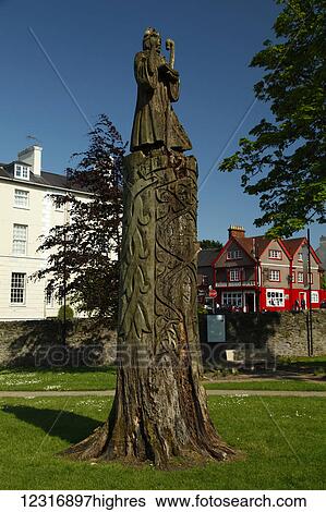 Wood sculpture in Lismore town; Lismore, County Waterford, Ireland View Large Photo Image Stock Photograph - Wood sculpture in Lismore town; Lismore, County Waterford, Ireland. Fotosearch