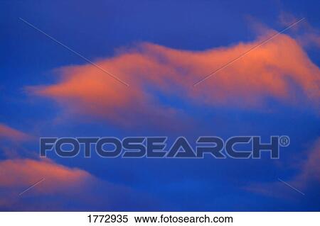 Stock Photography - Pink clouds. Fotosearch