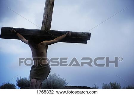 Jesus on the cross View Large Photo Image Stock Image - Jesus on the cross. Fotosearch