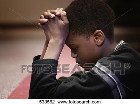 Stock Image - Prayer. Fotosearch