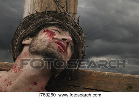 Jesus dying on the cross View Large Photo Image Stock Image - Jesus dying on the cross. Fotosearch