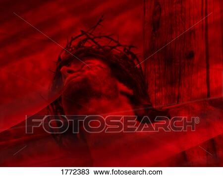 Jesus on the cross View Large Photo Image Stock Image - Jesus on the cross. Fotosearch