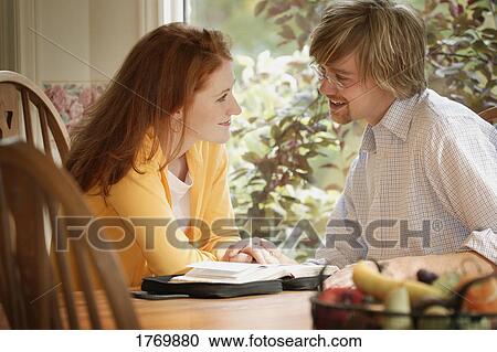 Stock Image - Morning devotions. Fotosearch