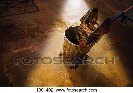 A mop bucket View Large Photo Image Stock Image - A mop bucket. Fotosearch