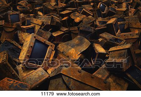 Pile of discarded computers View Large Photo Image Stock Photo - Pile of discarded computers. Fotosearch