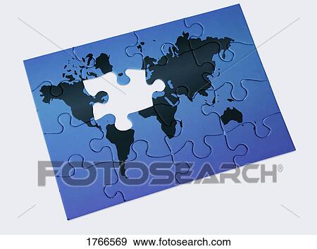 Puzzle of the world View Large Photo Image Stock Photo - Puzzle of the world. Fotosearch
