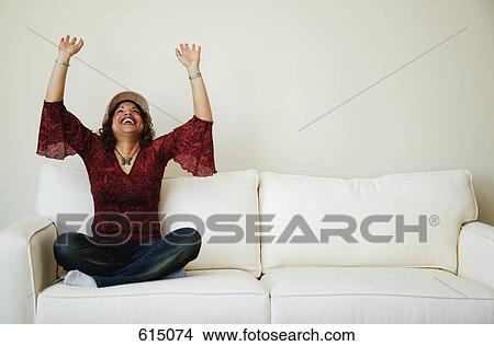 Woman celebrates success View Large Photo Image Picture - Woman celebrates success. Fotosearch