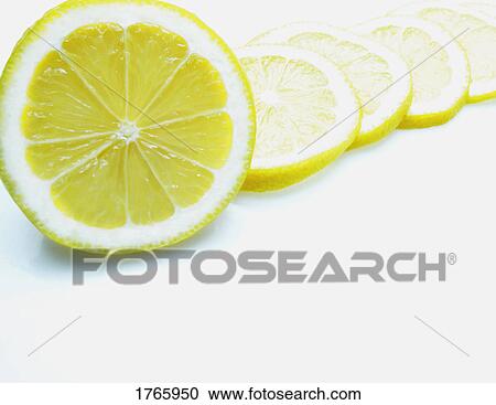 Stock Image - A row of slices. Fotosearch