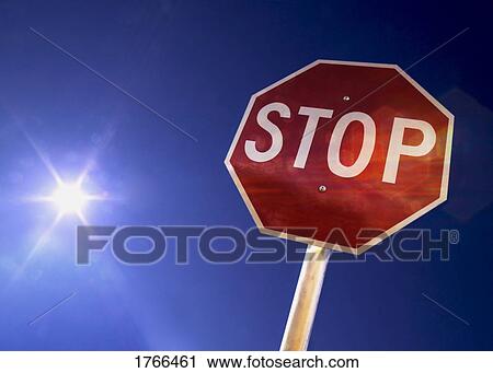A stop sign View Large Photo Image Stock Image - A stop sign. Fotosearch