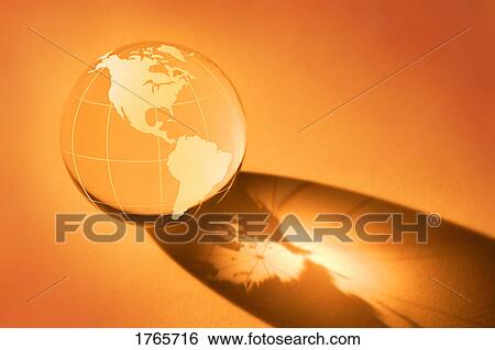 Stock Photograph - A transparent globe. Fotosearch
