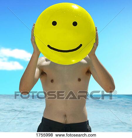 Stock Photo - Happy at the beach. Fotosearch