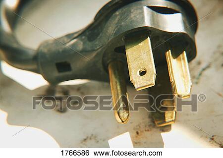 Prongs on a plug View Large Photo Image Stock Photograph - Prongs on a plug. Fotosearch