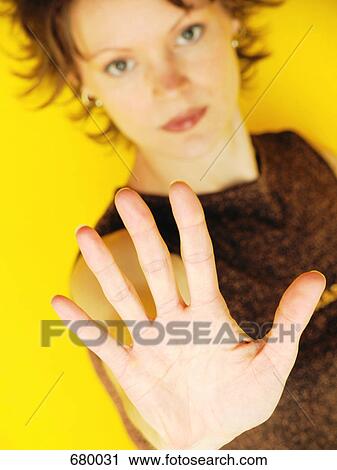 Stock Image - Stop right there. Fotosearch