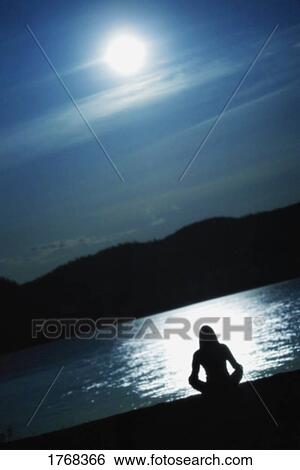 Woman by lake View Large Photo Image Stock Photograph - Woman by lake. Fotosearch