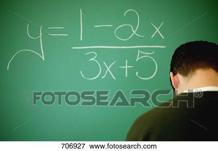 Student at the chalk board View Large Photo Image Stock Photo - Student at the chalk board. Fotosearch
