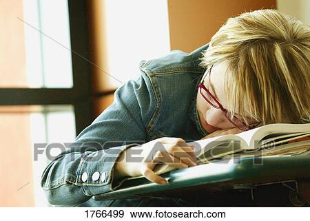 Student falls asleep View Large Photo Image Stock Photo - Student falls asleep. Fotosearch
