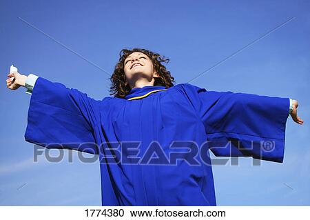 Stock Image - Graduate. Fotosearch