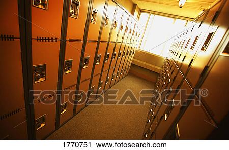 Stock Image - Lockers. Fotosearch