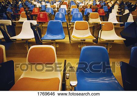 Seating in a lecture hall View Large Photo Image Stock Photograph - Seating in a lecture hall. Fotosearch