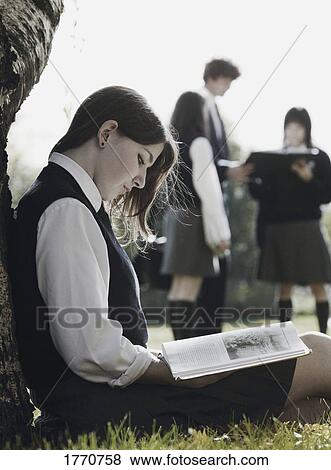 Teenage girl student View Large Photo Image Stock Photo - Teenage girl student. Fotosearch
