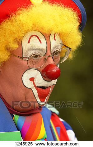 Stock Photography - A clown. Fotosearch