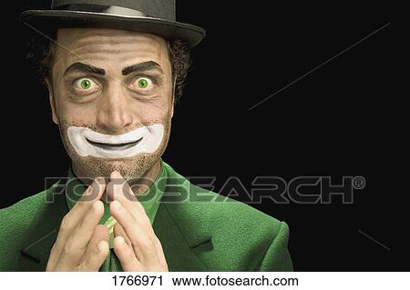 An evil clown View Large Photo Image Stock Image - An evil clown. Fotosearch