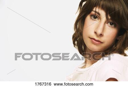 Portrait of a girl View Large Photo Image Stock Photograph - Portrait of a girl. Fotosearch