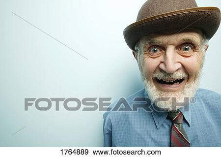 Stock Photograph - Portrait of a senior. Fotosearch - Search Stock Photography, Posters, Pictures, and Photo Clipart Images