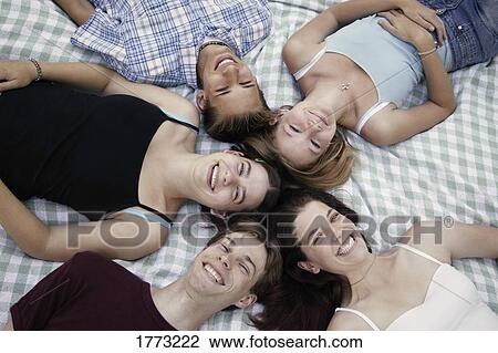 Group of teenage friends View Large Photo Image Stock Image - Group of teenage friends. Fotosearch