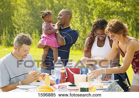 Group picnic View Large Photo Image Stock Photography - Group picnic. Fotosearch