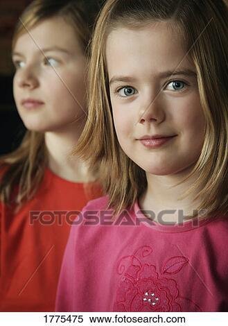 Two little girls View Large Photo Image Stock Photography - Two little girls. Fotosearch