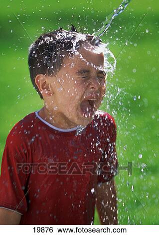 Stock Photograph - A watery surprise. Fotosearch