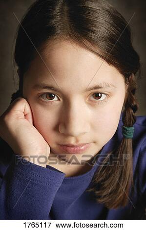Closeup of a girl View Large Photo Image Stock Photo - Closeup of a girl. Fotosearch