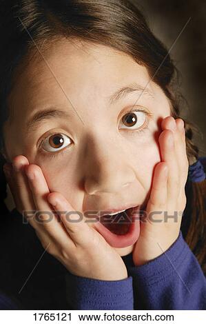Girl screams View Large Photo Image Stock Image - Girl screams. Fotosearch