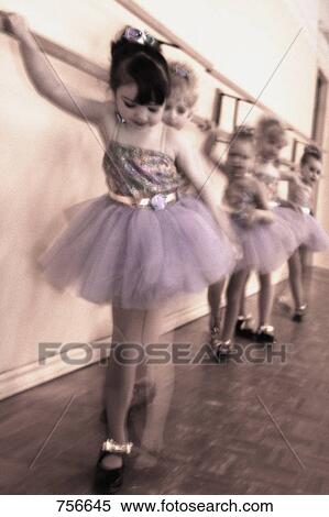 Little girls practice at Ballet class View Large Photo Image Stock Photography - Little girls practice at Ballet class. Fotosearch