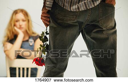 Stock Photo - A flower for a girl. Fotosearch