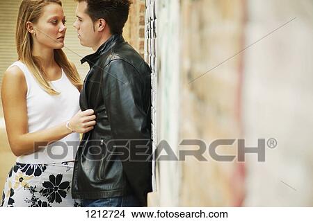 Couple get close View Large Photo Image Picture - Couple get close. Fotosearch