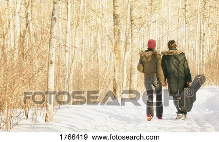 Couple go for a walk View Large Photo Image Stock Photo - Couple go for a walk. Fotosearch