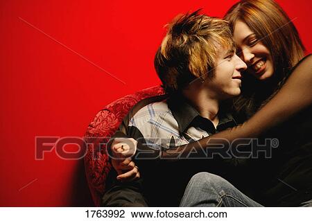 Stock Image - Couple share time together. Fotosearch