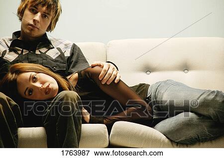Stock Photo - Couple spend time together. Fotosearch