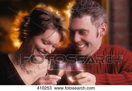 Married couple cheers View Large Photo Image Stock Image - Married couple cheers. Fotosearch