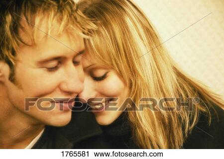 Stock Image - Portrait of a couple. Fotosearch