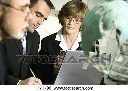 Business meeting View Large Photo Image Stock Photograph - Business meeting. Fotosearch